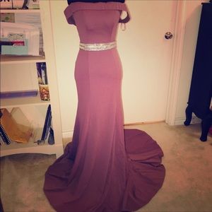 Off the shoulder Gorgeous formal dress